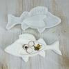 Fish Storage Tray Molds Gypsum Plsater Silicone Mould Jewelry Display Organizer Epoxy Resin Mold DIY Coaster Molds Decor