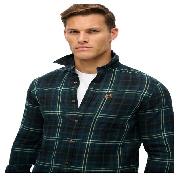 Superdry Lumber рубашка с длинным рукавом