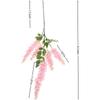 1/2Pcs 108CM Artificial Flowers 5 Fork Fake Flowers Vine Wisteria Garland for Home Room Decor Garden Wall Wedding Decoration