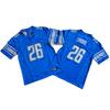 Mens American Football Jersey With Embroidered Number 14 Lion Team Design Cotton Blend Unisex Sportswear Training Game