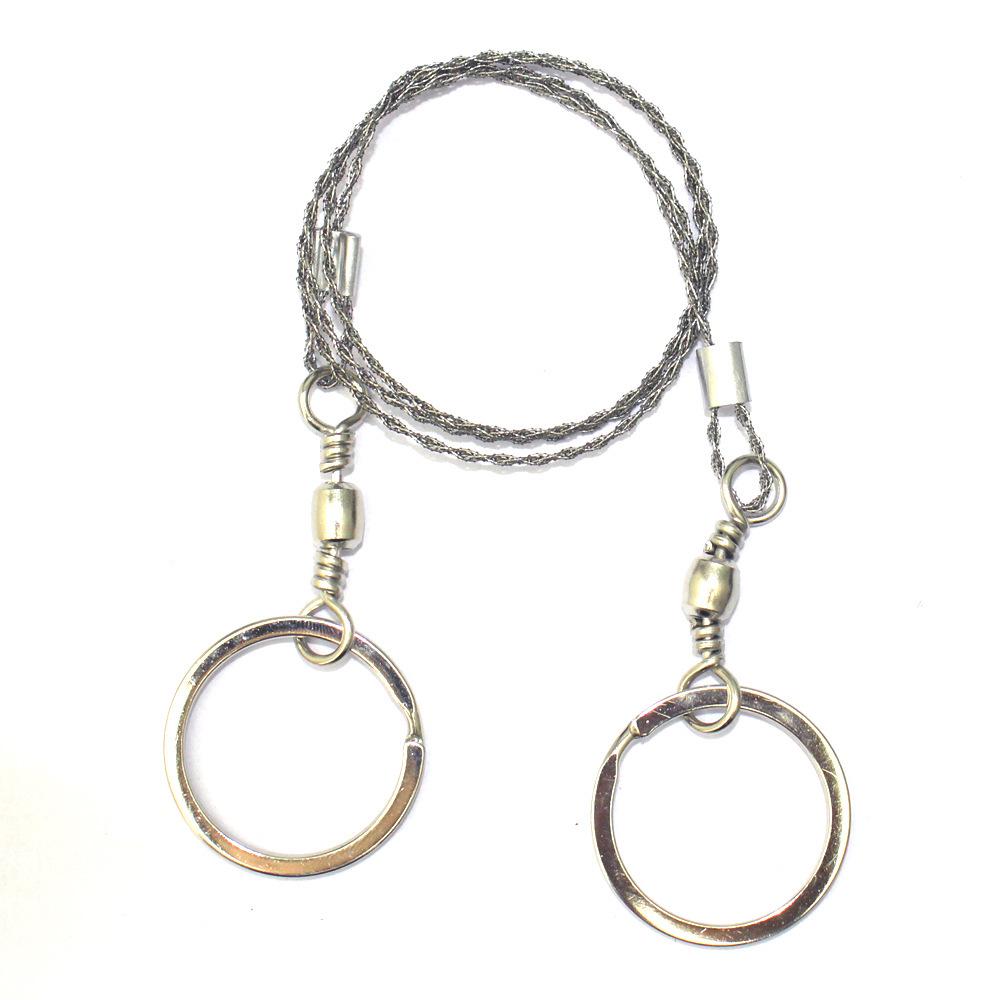 Outdoor Survival Wire Saw: Hand-Pull Steel Rope for Wilderness Emergencies