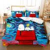 Snoopy Home Bedding Set Duvet Cover Comforter Sets 3-Piece Set 1 Quilt Cover Suitable For Children And Adults