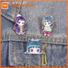 Cartoon Anime Manga Character Enamel PinsCosplay Anime Girls Cat Cat & Ren Shi Figure Brooches Lapel Badge Jewelry Gift for Fans