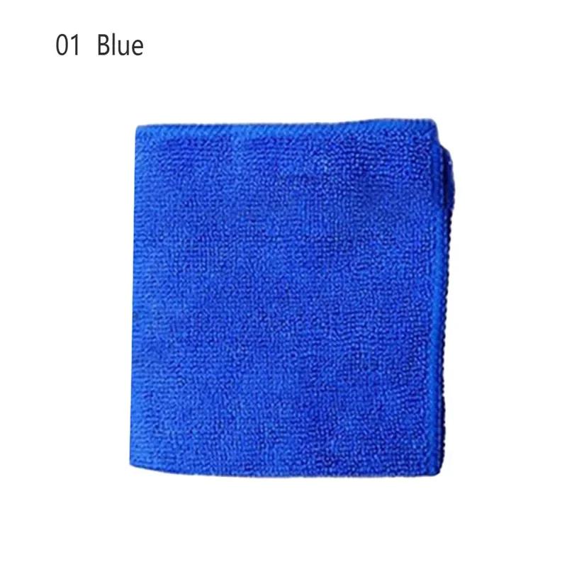 1/10Pcs Microfiber Towel 25x25cm Car Wash Drying Towel Kitchen Home Cleaning Cloth Auto Detailing Polishing Cloth Clean Tools