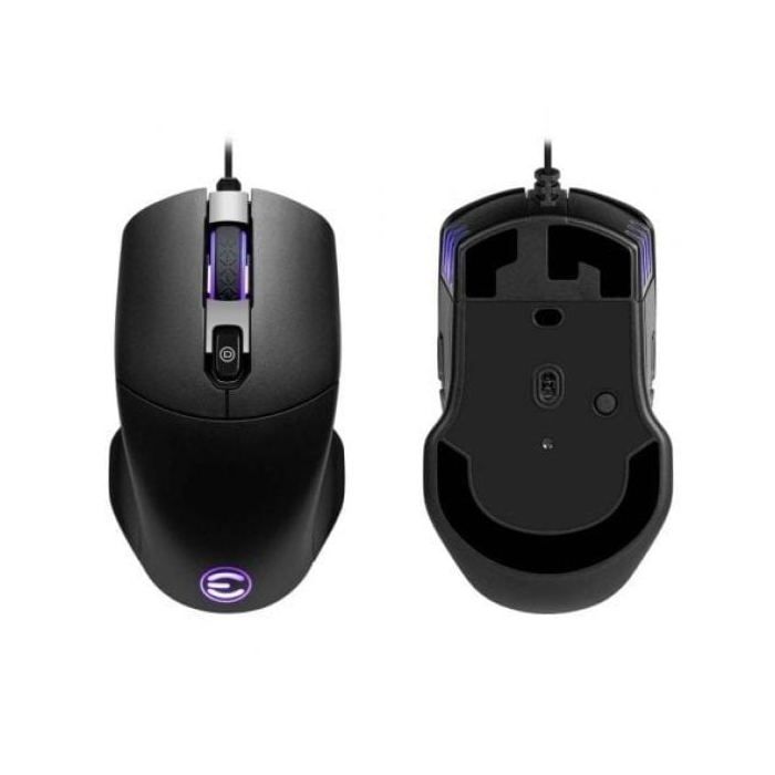EVGA X12 Ratón Gaming 16000 DPI RGB Ambidiestro USB 8 Botones Ligero
