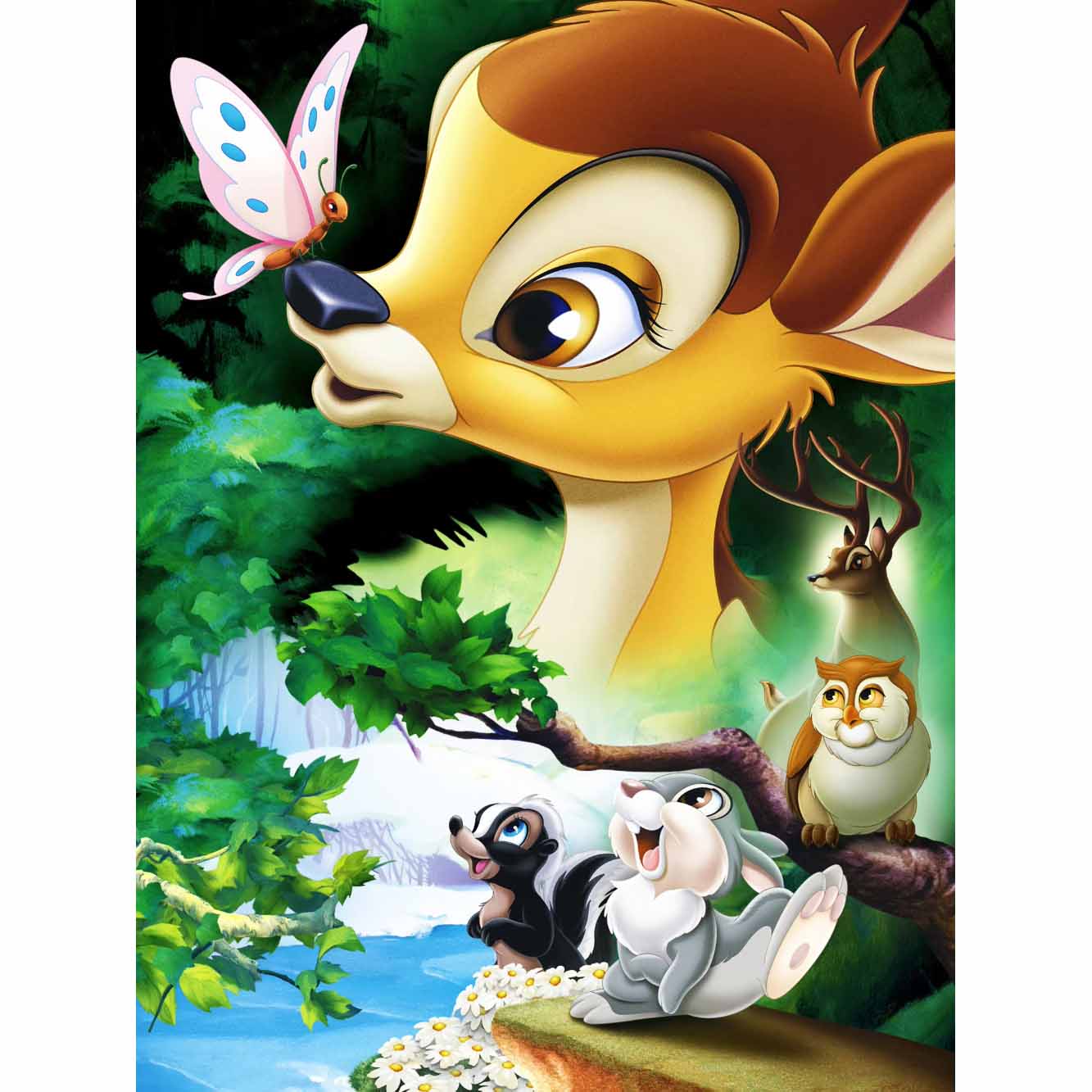 

Бескаркасная алмазная мозаика Дисней Пиноккио Бэмби Белоснежка Лис и Пес Вышивка Новый декор для дома Round 20x30cm