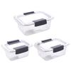 Leak-Proof Lunch Container Transparent Crisper Kitchen Food Container Lunch Box  Refrigerator