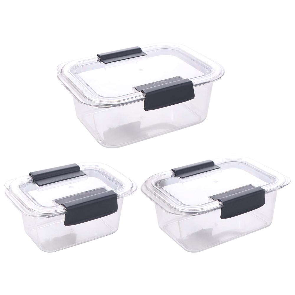 Leak-Proof Lunch Container Transparent Crisper Kitchen Food Container Lunch Box  Refrigerator