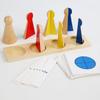 Children’s Wooden Montessori Math Blocks for Early Education