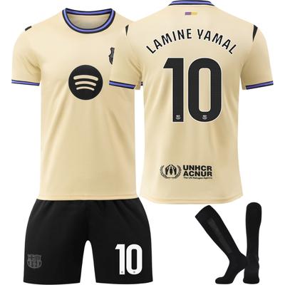 25-26 Barcelona Venkovní dres Fotbalový dres pro děti a dospělé LAMINE YAMAL #10
