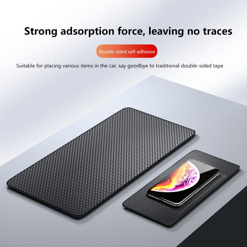 Car Dashboard Sticky Anti-Slip PVC Mat Auto Non-Slip Gel Pad For Phone Sunglasses Holder Interior Styling