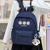 Schoolbag Japanese Sweet Wind Small Flower Embroidery Girl Summer Outing Shopping Backpack Primary School Students Campus Class Leisure Schoolbag