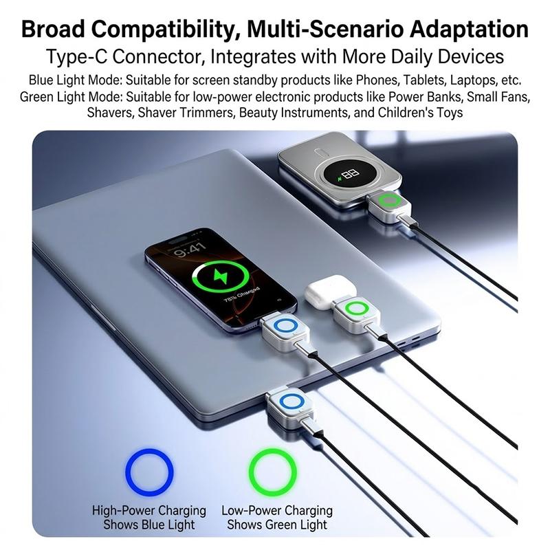 140W High Power Fast Charger Intelligent Battery Protection Auto Disconnect for Gaming Phone Laptop Tablet Office Use