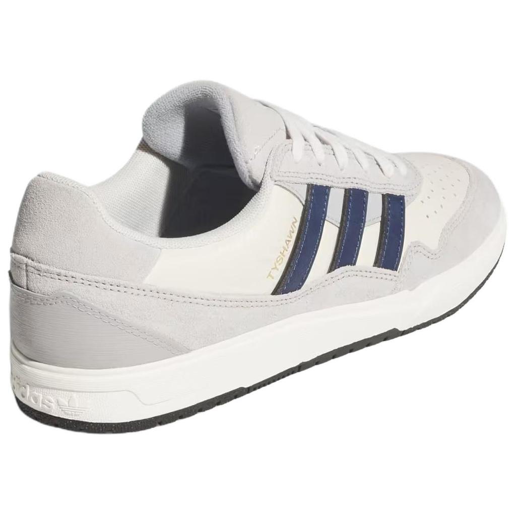 Adidas Tyshawn 2 Grey Collegiate Navy Unisex Sneakers Grey-Two Chalk-White JI3939