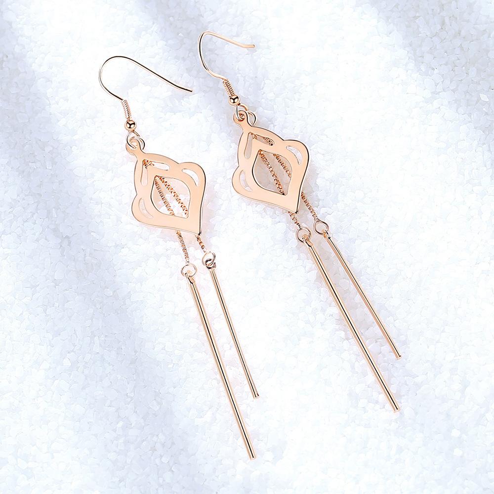 

Модные винтажные серьги-кисточки, преувеличенные серьги-крючки Su Liu, женские посеребренные украшения, милые нежные женские серьги