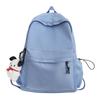 Japanische Schultasche für Studentinnen, koreanische Version, große Kapazität, einfacher einfarbiger Rucksack für Jungen der Unterstufe.