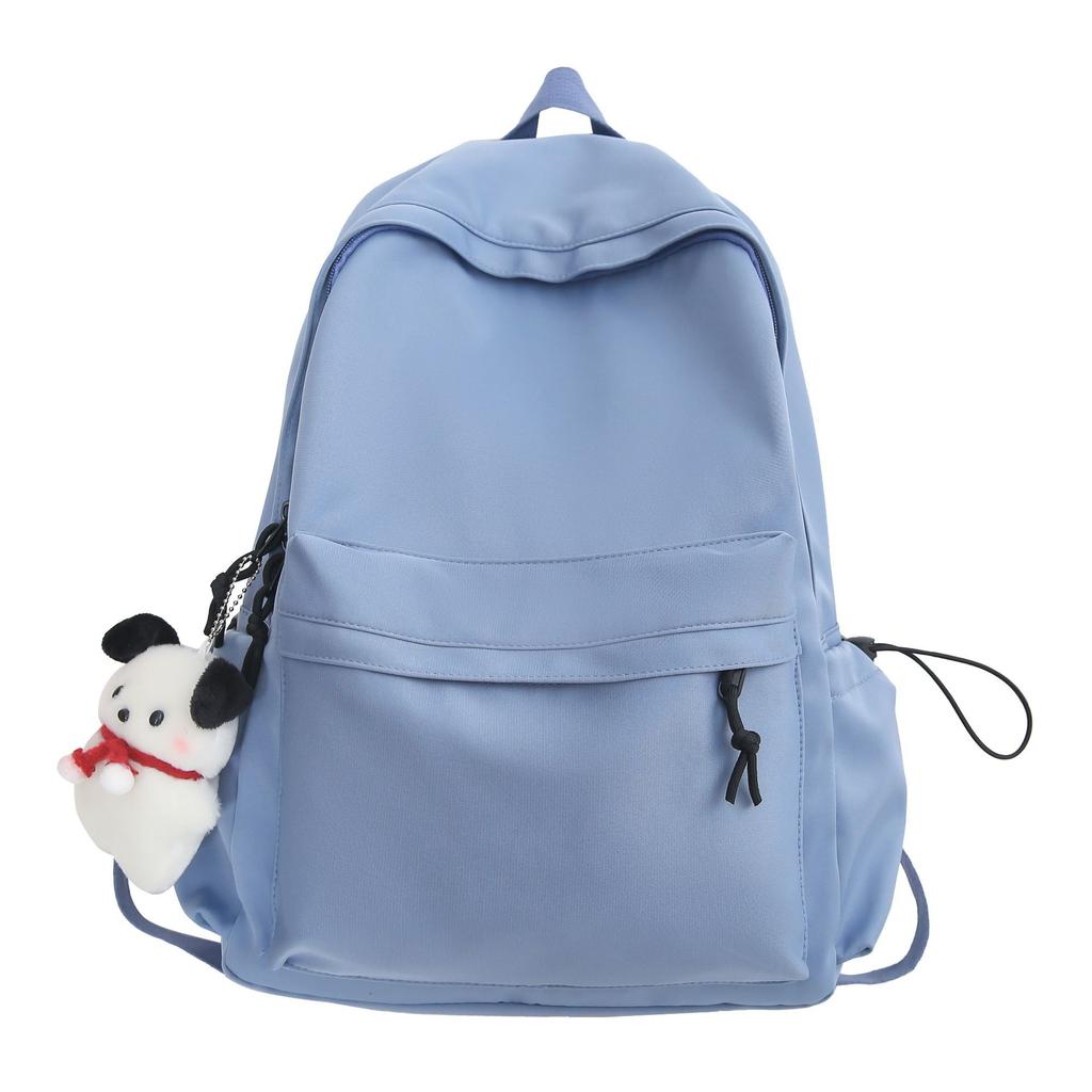 Japanische Schultasche für Studentinnen, koreanische Version, große Kapazität, einfacher einfarbiger Rucksack für Jungen der Unterstufe.