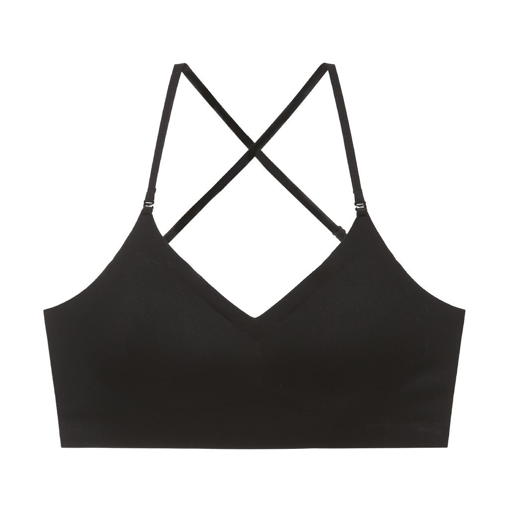 Summer Seamless Low-Back Women's Bra - Thin, U-Shaped, Beautiful Halter Design, Invisible, Multi-Way, Comfortable.