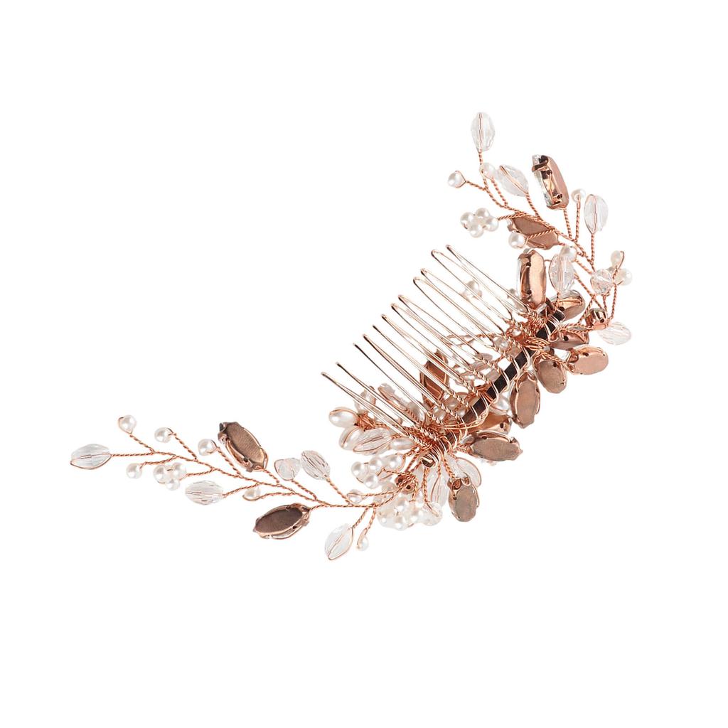 Pearl   Wedding Hair Comb Elegant Bendable Pearl Hair Pieces Bridal Wedding Hair Accessories