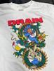 T-shirt Unisex BT211 con Scollo a V e Maniche Corte Bianca Taglia Unica