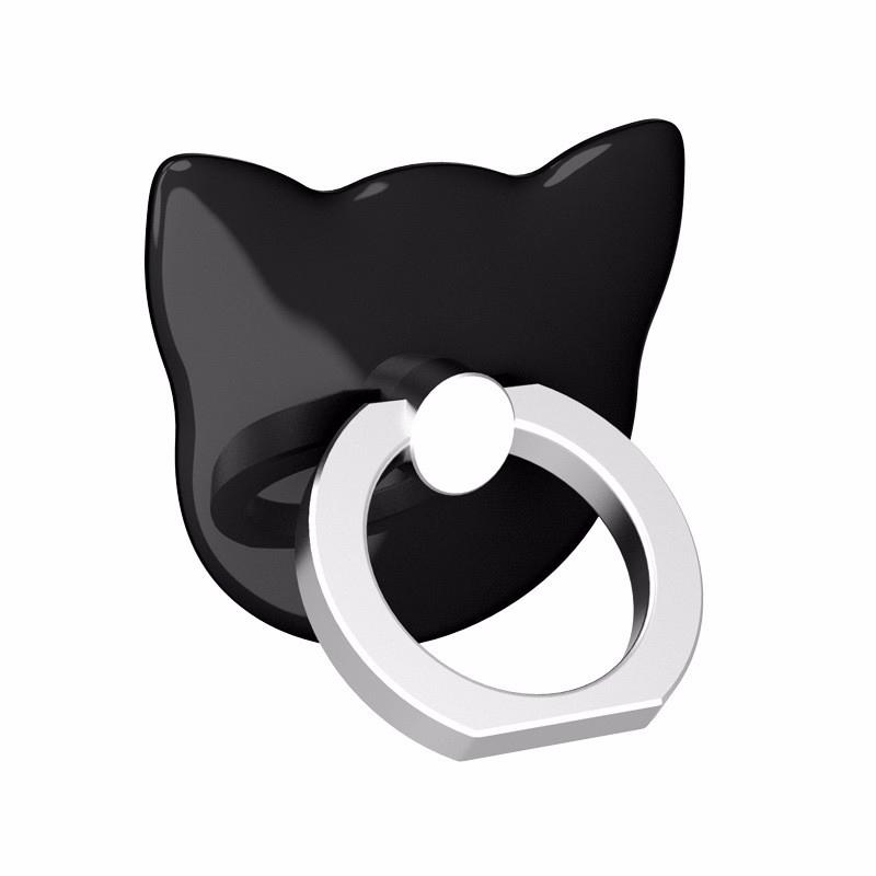 360 Degree Cartoon Cat  Flowers Finger Ring Smartphone Stand Holder Mobile Phone Cute Holder Stand For iPhone All Phone