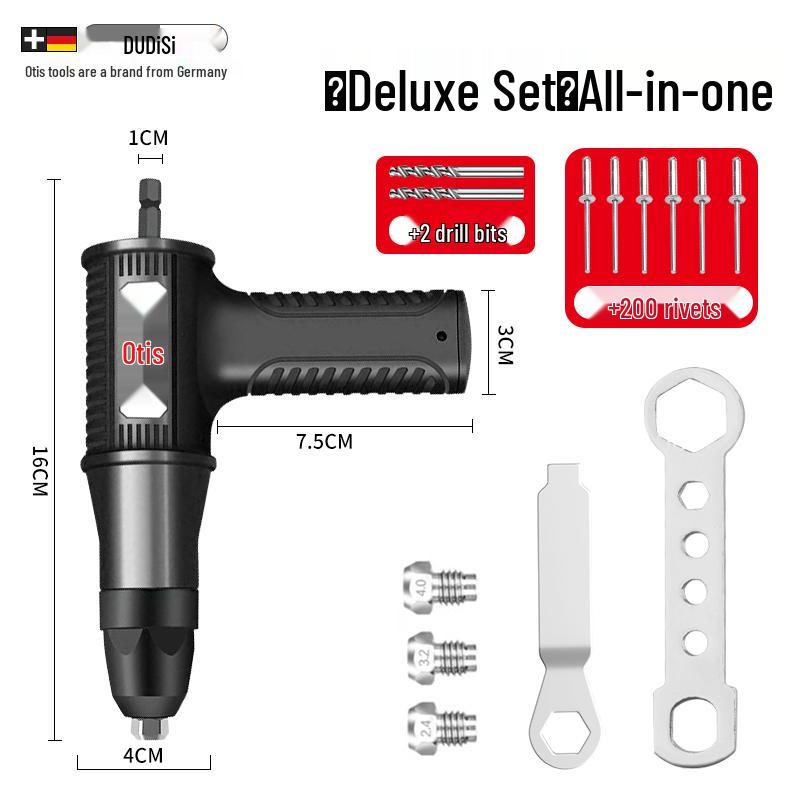 Automatic Electric Pop Rivet Gun Converter with Mandrel