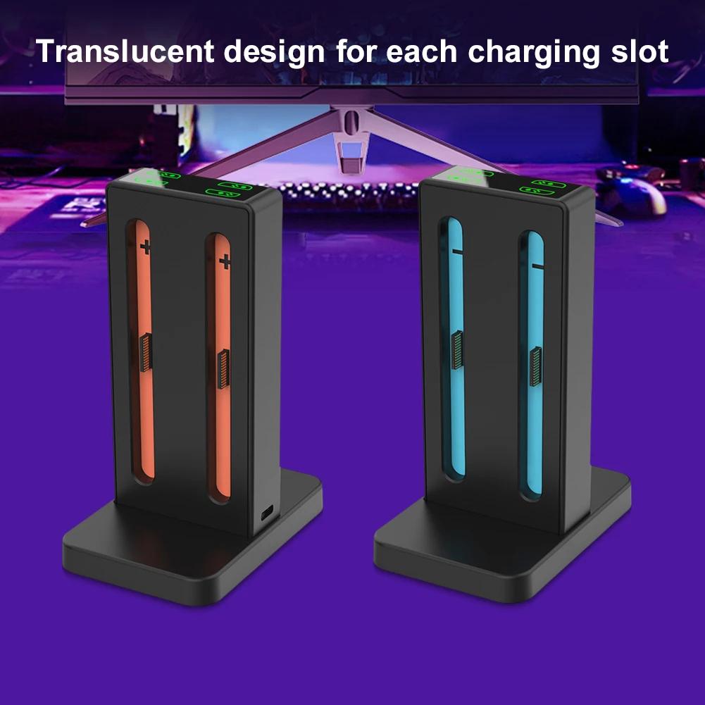 Controller Charger 4 In 1 Magnetic Controller Charger Stand Station Magnetic Charger Station for Nintendo Switch2 Accessories