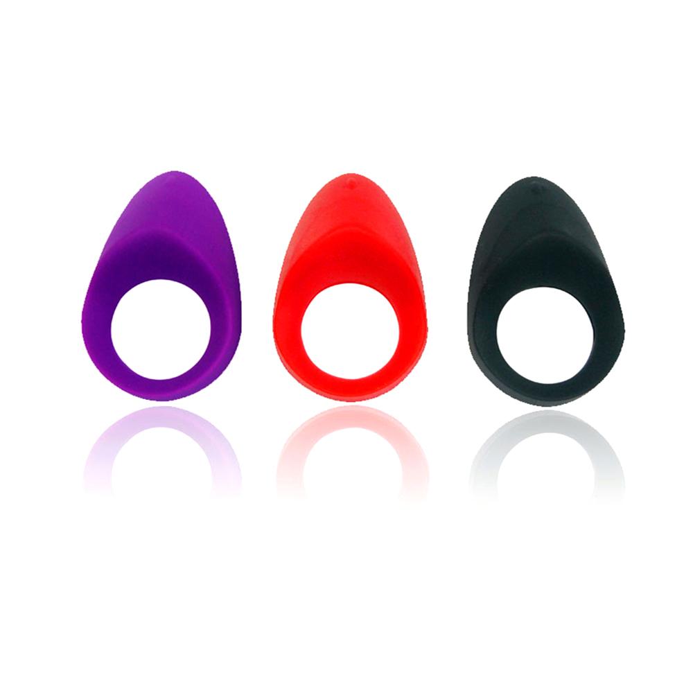 GF RE007 USB Rechargeable Silicon Vibrator Men Cock Ring Magnetic Penis Rings Rubber for Men
