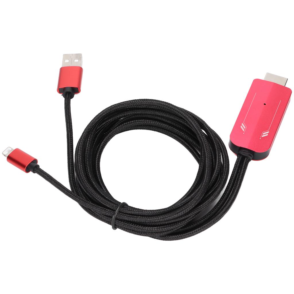 Video Adapter Cable IOS Interface To High Definition Multimedia Interface 1080P High Definition Video Converter Cable