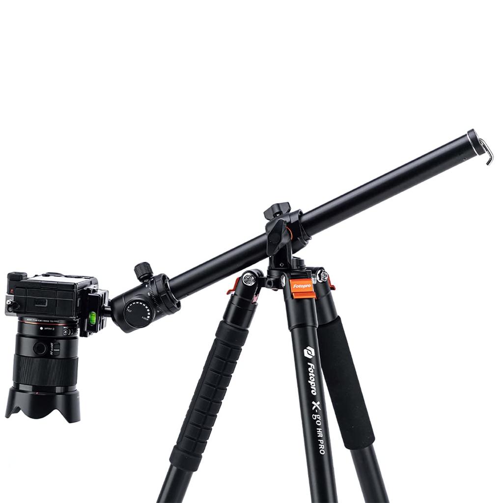 Fotopro 160CM Overview Tripod Camera Tripod Horizontal 360 Tripod Portable Monopod with Ball Head 10KG Load Capacity Quick Release Plate for Travel