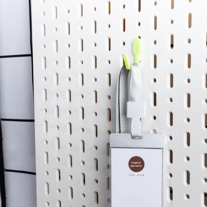 10Pcs Storage Rack Organizer Hole Board Hook J Shape Hardware Tool Oblique Hanger Utility Locking Kit Wall Mount Pegboard Hooks