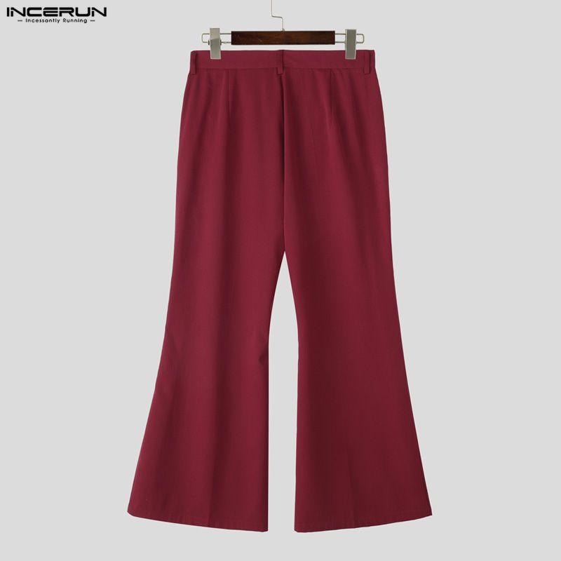 INCERUN Zweiteiliger Herren Reverskragen Langarm Umhang Blazer Lange Anzughose Outfits