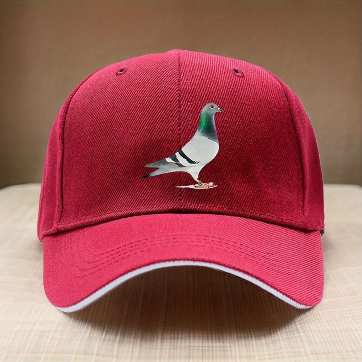 

Кепка-бейсболка с графическим изображением голубя, унисекс, полиэстер, регулируемая застежка-snapback, летняя спортивная кепка для улицы One Size