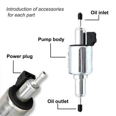 12V/24V 2KW-5KW White Cap Ignition Plug+22ML Oil Pump Car Air Parking Heater Replacement Parts For Webasto Eberspacher