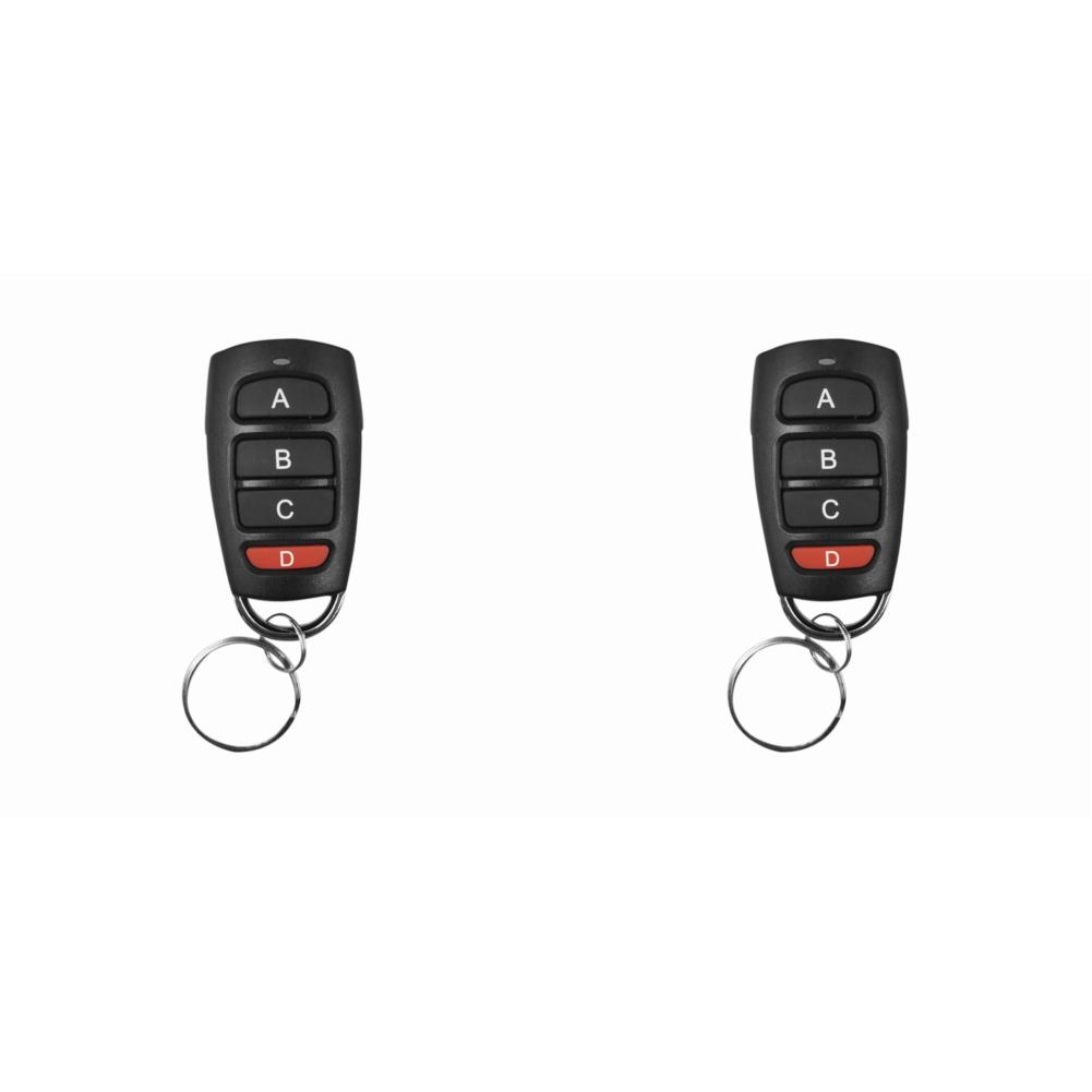 1/2PCS Auto Copy Remote Control Auto 4 Channel ABCD Code Garage Gate Door Opener Duplicator 433.92 MHz Cloning Code Car Key