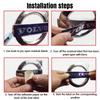 Car Front Grille Steering Wheel Logo Sticker Decoration Accessories For Volvo XC90 S60 V40 XC60 S80 S40 V70 V50 S90 T6 V60 V90