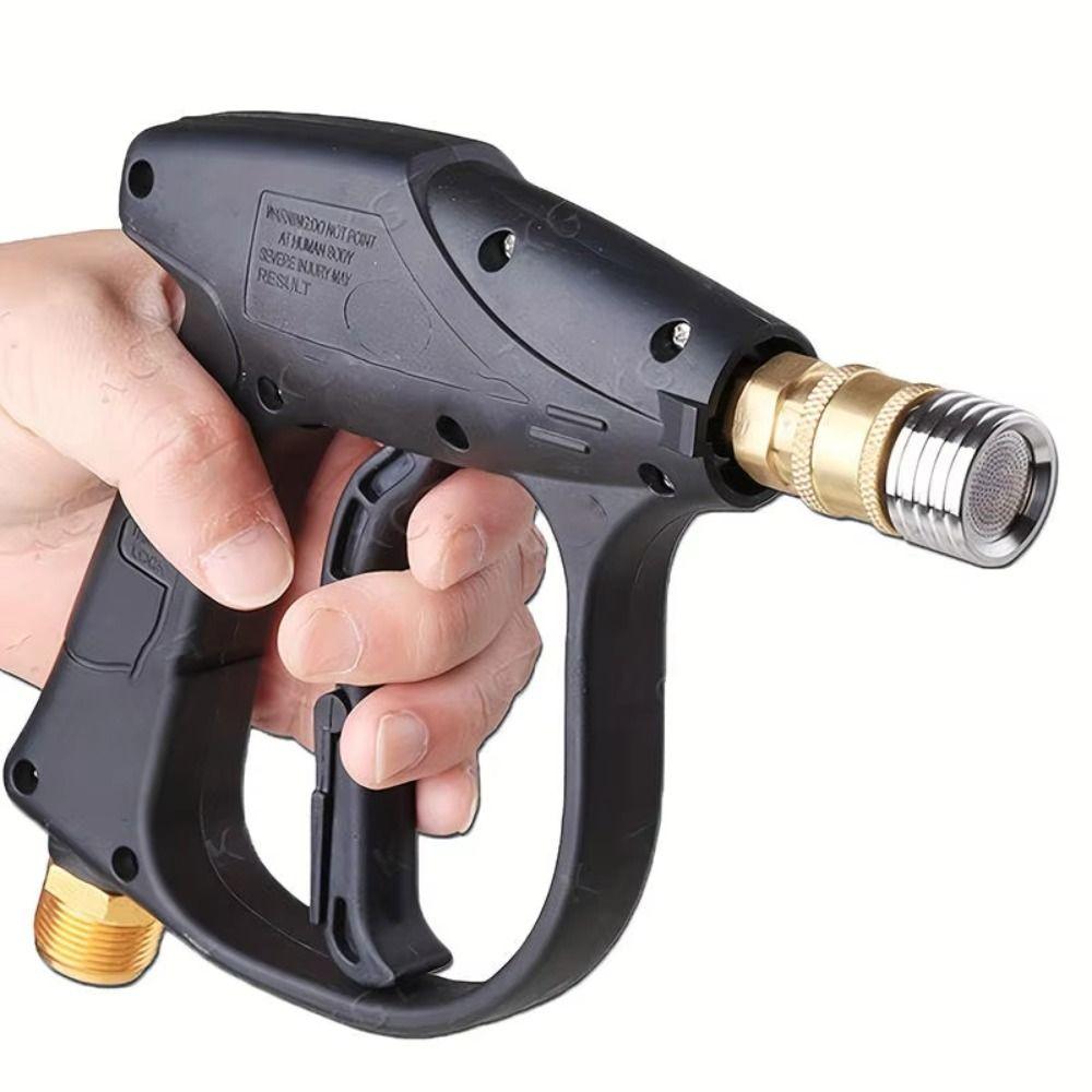 Quick Plug Shower Head Stainless Steel Washing Nozzle Pressure Washer Nozzle  Garden Watering