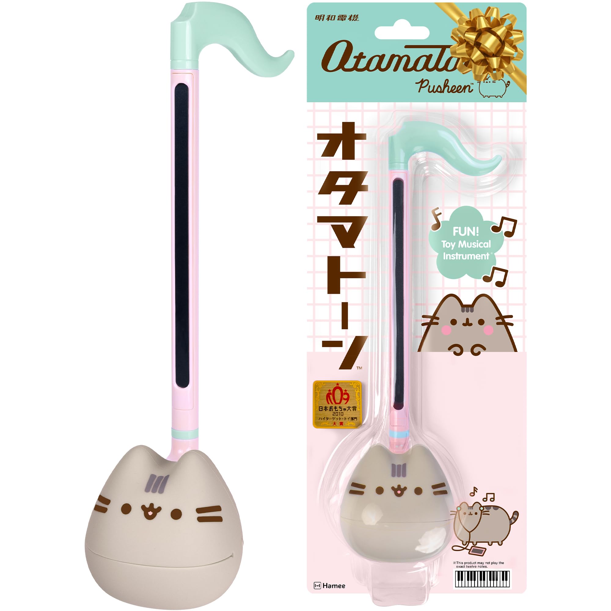 Otamatone Pusheen Cat Electronic Portable Musical Toy by Maywa Denki Instruction Instrument/Synthesizer [Limited Edition] [English Manual]