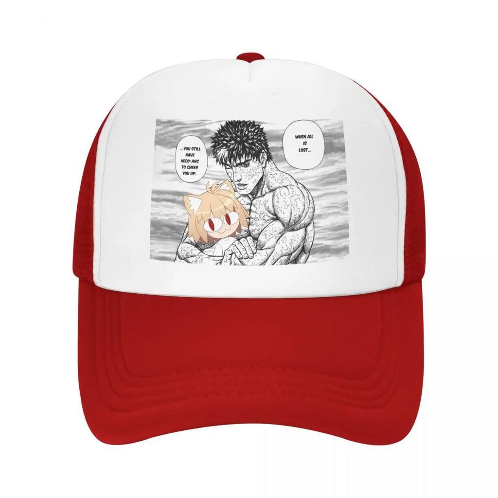 Custom Classic Berserk With Neco Arc Baseball Cap Unisex Women Adjustable Trucker Hat Sun Protection Snapback Trucker Cap