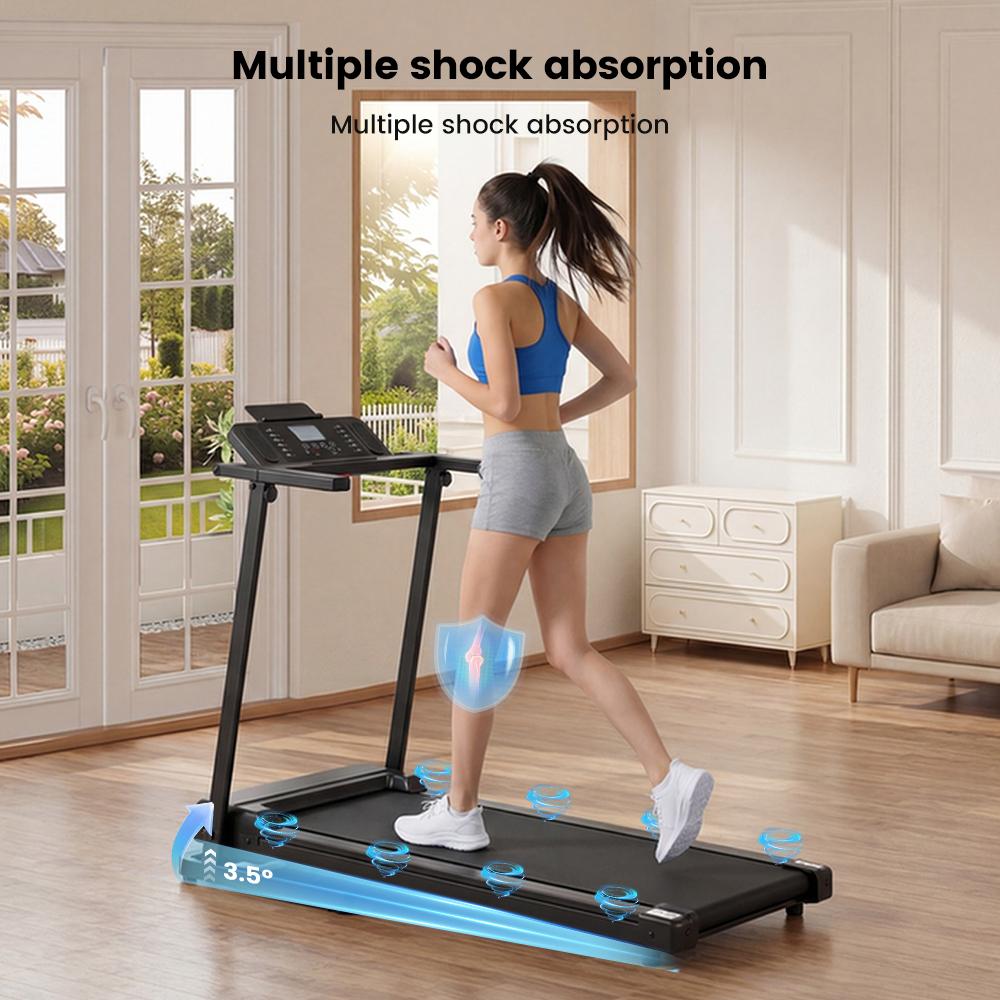 Formil X2NC Folding Treadmill with FitShow APP Manual Incline 1–12KM/H Running Machine LED Display Home Fitness Treadmill