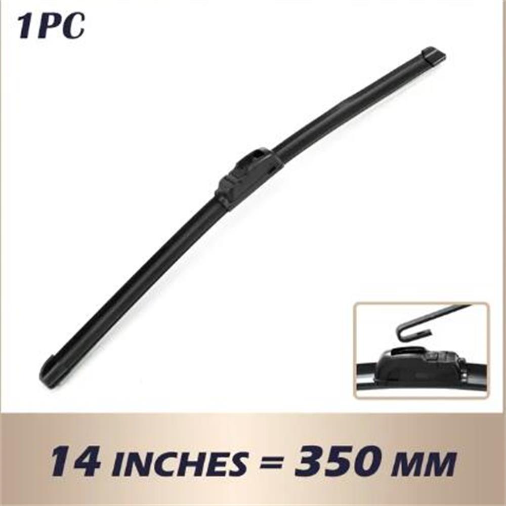 Universal U-type Car Wiper Blades Soft Rubber Windscreen Wipers Auto Windshield 14" 16" 17" 18" 19" 20" 21" 22" 24" 26" Fit Hook