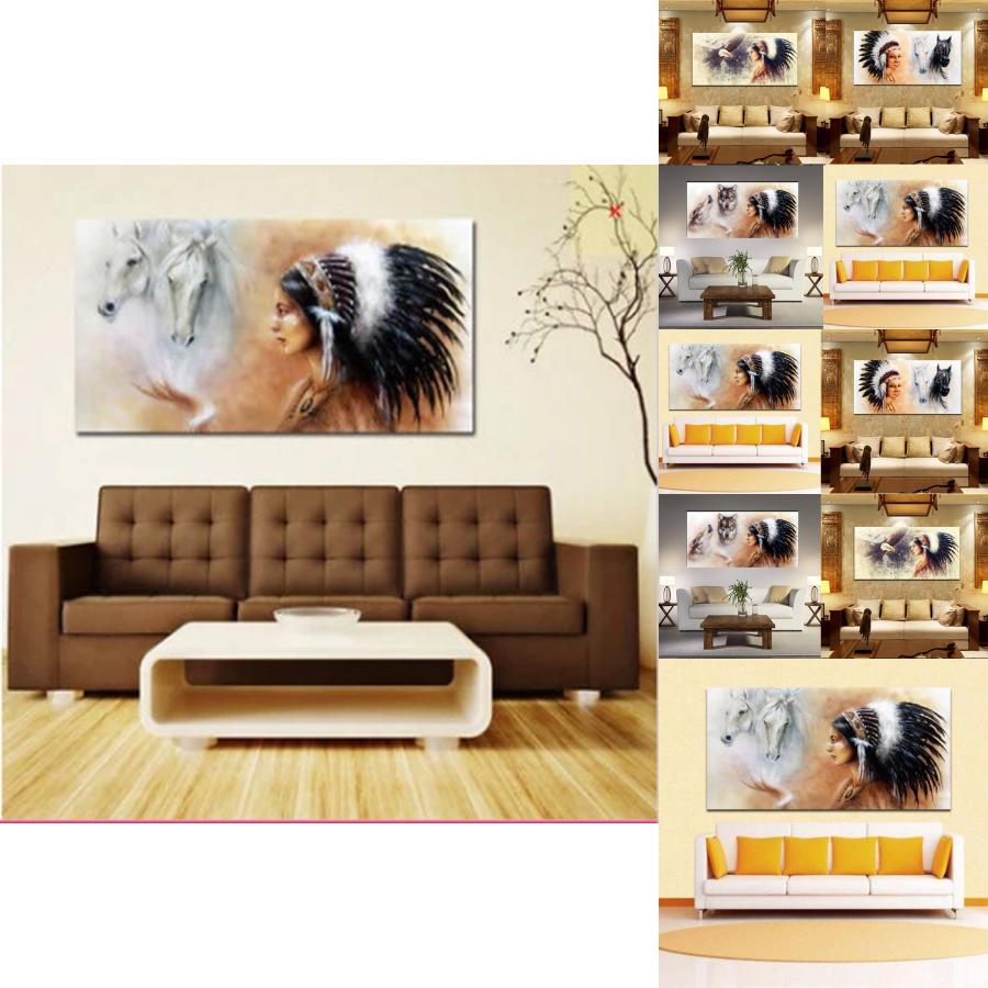 Native And American Horse Wallpaper Home Decoration Bedroom Wall Decoration