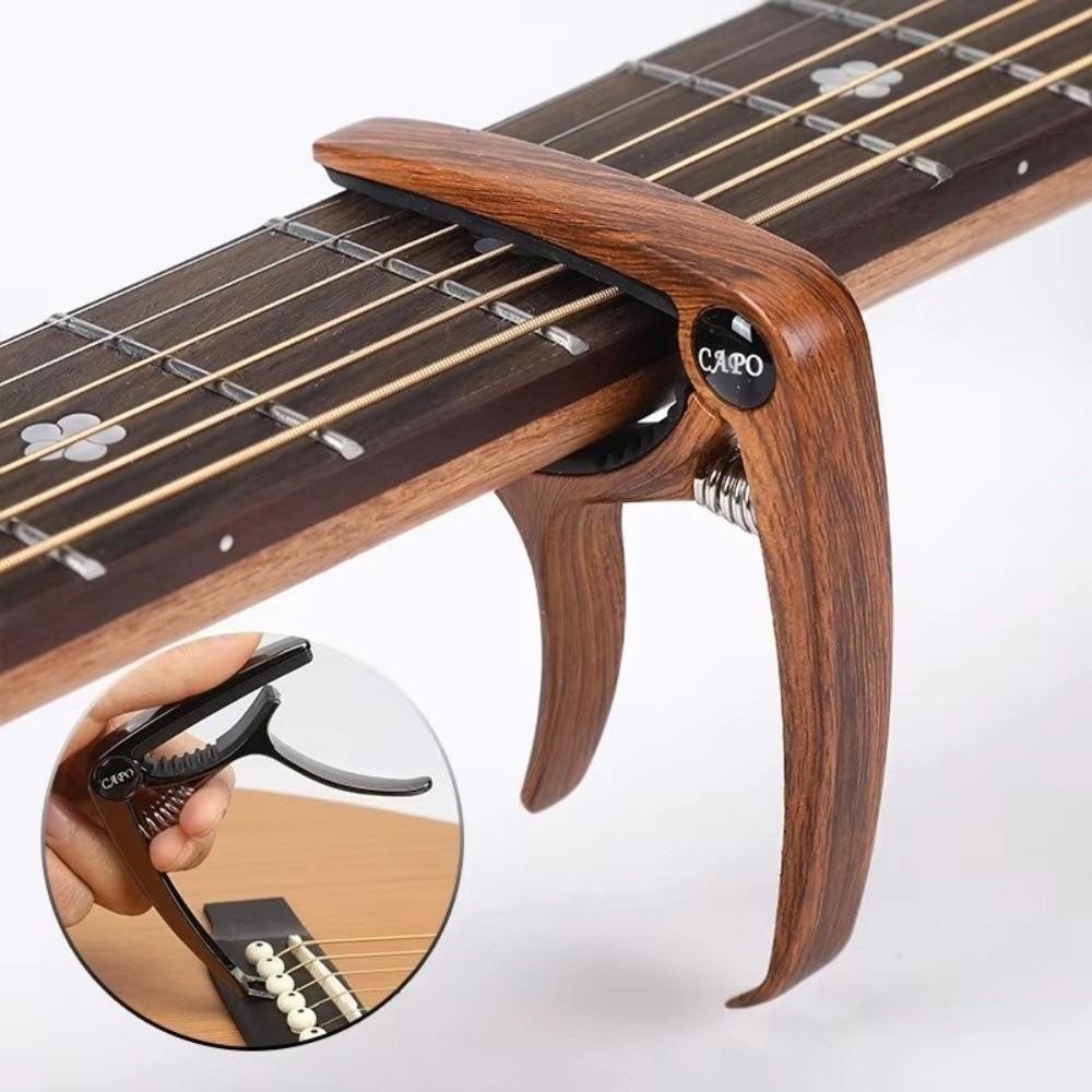 Excellent Guitar Capo Adjustment Clip Precise Metal Tuning Easy Clamp for Acoustic Electric Guitar Durable Guitar Tuner Clip