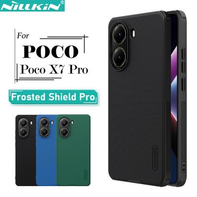 For Xiaomi Poco X7 Pro Phone Case Nillkin Super Frosted Shield Pro Hard PC+TPU Shell Shockproof Back Cover