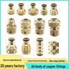 Pure Copper Multi-Functional Connector: Standard, Male & Female Thread, Nipple, Universal Quick Connector.