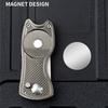 Foldable Golf Repair Tool Magnetic Marker Golf Repair Fork Putting Green Fork  Golf Course
