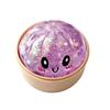 Mini Squishy Dumpling Sensory Fidget Toy Realistic Colored Glitter Steamer Bun Decompression Ball Small Squeezable Stress Relief
