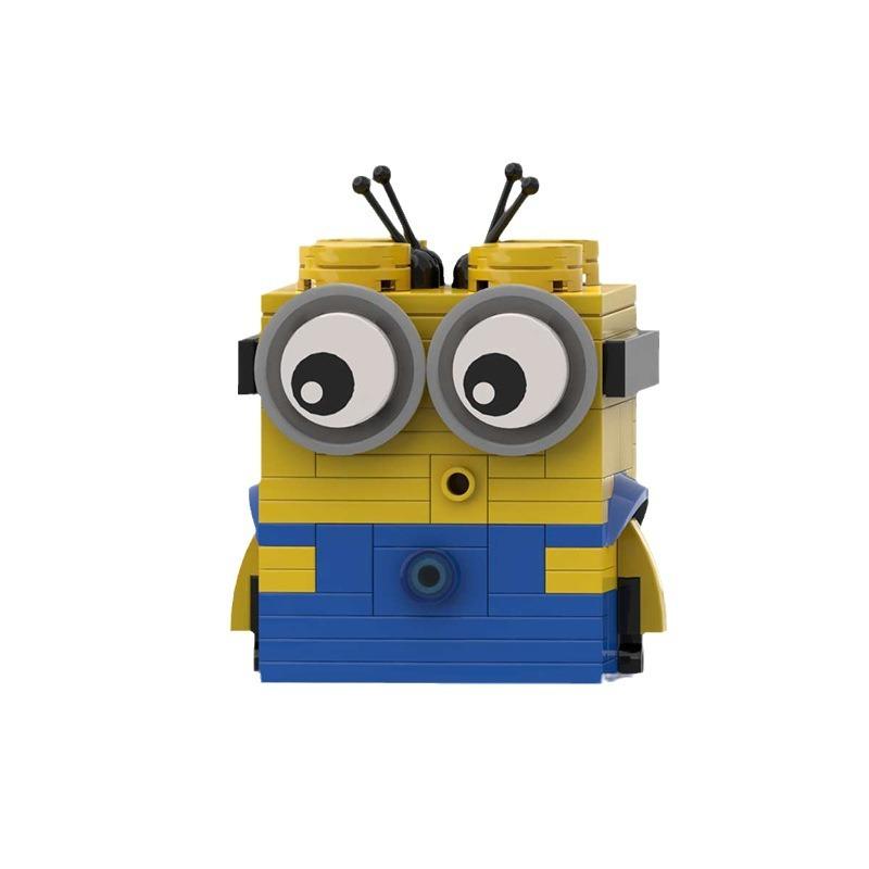 Building Block Compatible Square Minions, Particle Penetration Dad, Children'S Puzzle Assembly, Model Building Block