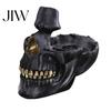 Desktop Jewelry Organizer Resin Skull Multifunctional Storage Tray, Gothic Eyeglasses Holder for Key Keys Coins Trinkets, Decor Succulents Planter,