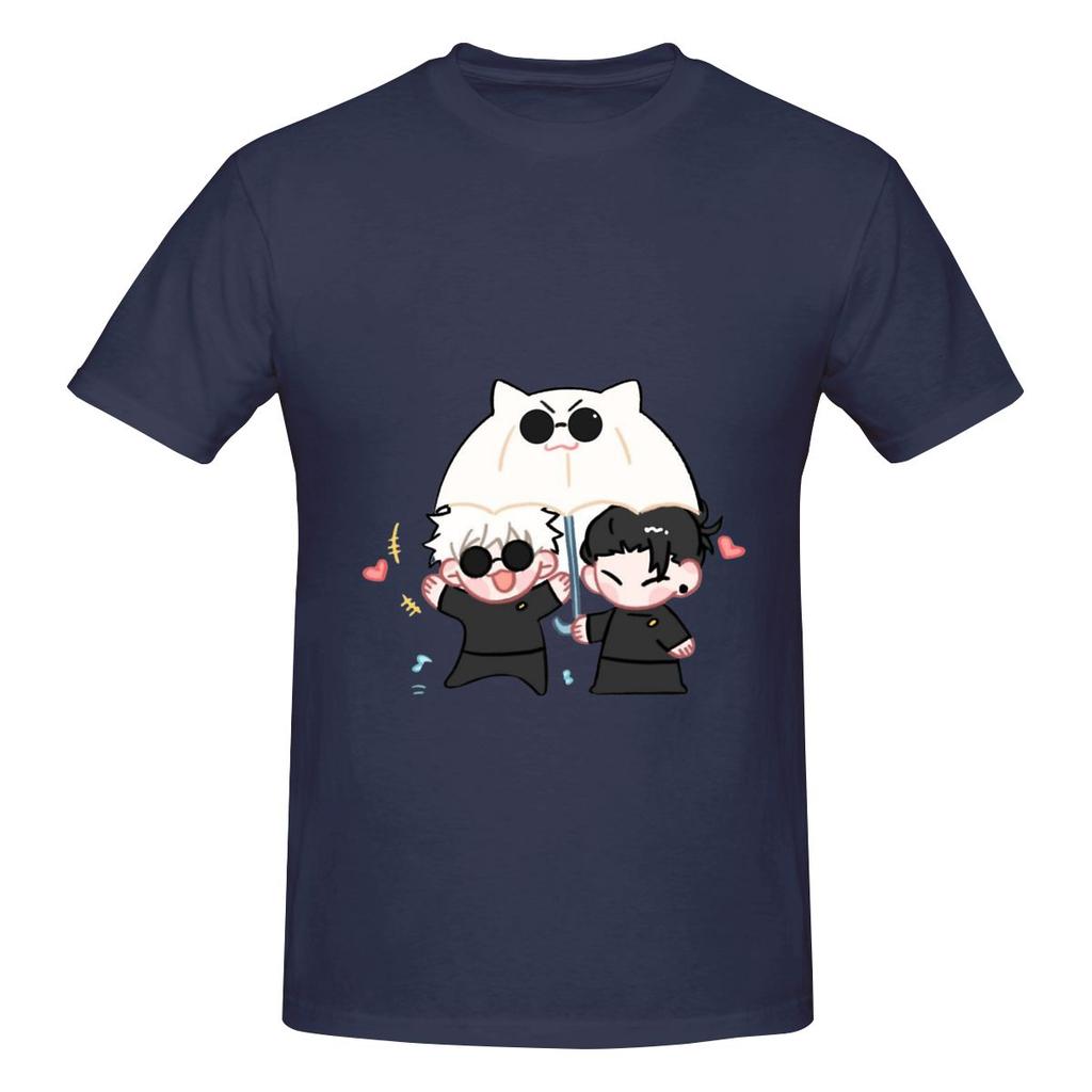 The Umbrella Cat Gojo Geto Comfortable Tshirt Urban Casual Antistatic Tee